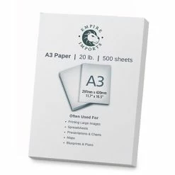 Coupon 👏 Copy & Multipurpose Paper Empire Imports Multi-Purpose Paper, 20 Lb., A3 Size, White, 500 Sheets/Ream (A320R) ✨