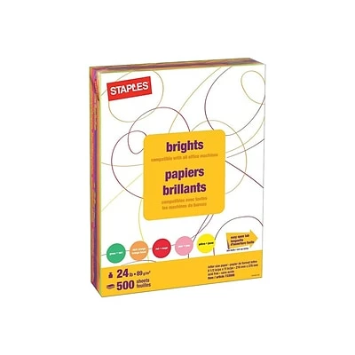 Buy 🔥 Staples Brights 24 Lb. Colored Paper, Assorted 🥰 - Image 3