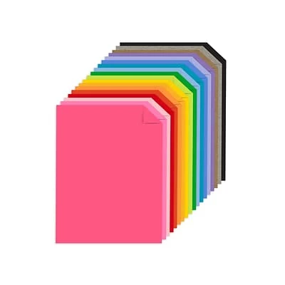 Best Pirce ⭐ Copy & Printer Paper Astrodesigns Creative 65 Lb. Cardstock Paper, 8.5" X 11", Assorted Colors, 72 Sheets/Pack (46407-03) 🤩 - Image 2