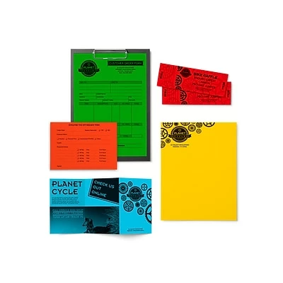 Best Pirce ⭐ Copy & Printer Paper Astrodesigns Creative 65 Lb. Cardstock Paper, 8.5" X 11", Assorted Colors, 72 Sheets/Pack (46407-03) 🤩 - Image 5