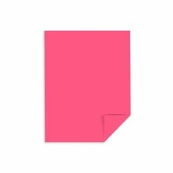 Wholesale 😉 Card Stock Astrobrights 65 Lb. Cardstock Paper, 8.5" X 11", Plasma Pink, 250 Sheets/Pack (WAU22129) 🛒