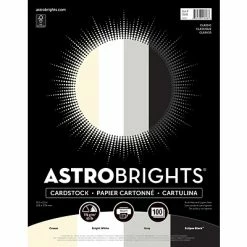 Buy 🎉 Card Stock Astrobrights 65 Lb. Cardstock Paper, 8.5" X 11", Classic Natural Assortment, 100 Sheets/Ream (91648) 👍