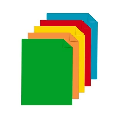Wholesale 😍 Card Stock Astrobrights Primary Cardstock Paper, 8.5" X 11", 65 Lbs, Assorted Colors, 100/Pack (91646) ⌛ - Image 3