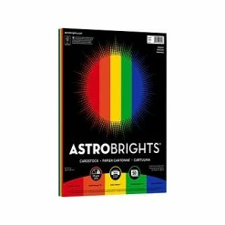 Best reviews of 🧨 Card Stock Astrobrights Primary One 65 Lb. Cardstock Paper, 8.5" X 11", Assorted Colors, 50 Sheets/Pack (20401) 🧨