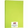 Wholesale 😀 Jam® Cardstock Paper JAM Paper Ledger 65 Lb. Cardstock Paper, 11" X 17", Terra Lime Green, 50 Sheets/Pack (16728486) 😀