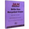 Wholesale 🎁 Jam® Smooth Brite Hue Cover Cardstock Paper JAM Paper 65 Lb. Cardstock Paper, 8.5" X 11", Violet Purple, 250 Sheets/Ream (102426B) 🛒