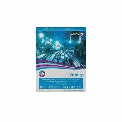 Outlet 🔥 Xerox® Vitality™ Paper Xerox® Vitality® 8.5" X 11", 30% Recycled Multipurpose Paper, 20 Lbs., 92 Brightness, 500/Ream 😍