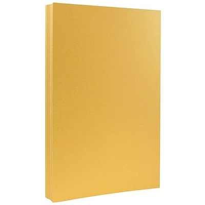Buy 👍 Jam® Cardstock Paper JAM Paper 80 Lb. Paper, 8.5" X 14", Gold, 50 Sheets/Pack (17326988) 😉 - Image 2