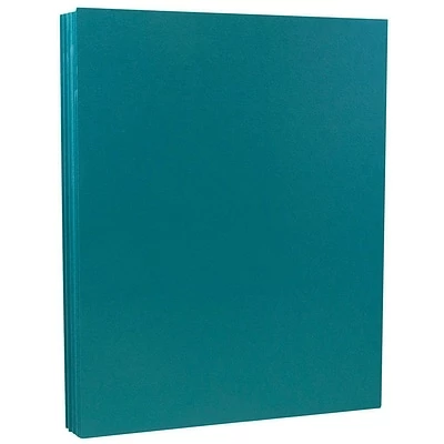 Buy 🥰 Card Stock JAM Paper 80 Lb. Cardstock Paper, 8.5" X 11", Teal, 50 Sheets/Pack (1524384) 😉 - Image 2