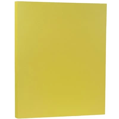 Promo ✨ Jam® Cardstock Paper JAM Paper 80 Lb. Cardstock Paper, 8.5" X 11", Chartreuse Green, 250 Sheets/Ream (16729227B) 🔥 - Image 2