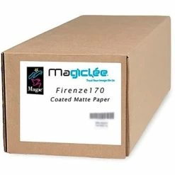 Brand new ❤️ Magiclee Presentation Paper Rolls Magiclee/Magic Firenze 170 24" X 100' 🧥 Coated Matte Presentation Paper, Bright White, Roll 😀