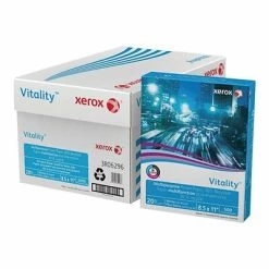 Deals ❤️ Xerox® Business Multipurpose Paper Xerox® Vitality® 8.5" X 11", 30% Recycled Multipurpose Paper, 20 Lbs., 92 Brightness, 10 Reams/Carton (3R06296) 🛒