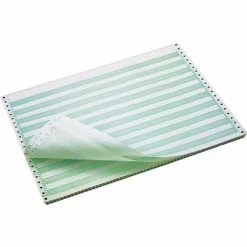 Cheap ❤️ Continuous Form Paper TST Impreso Printer Communications Colored Paper, 18 Lbs., 14.875" X 5.5", Green Bar, 3,100 Sheets/Carton (7810010) 😉