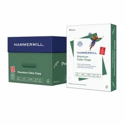 Flash Sale ❤️ Copy & Multipurpose Paper 🔨 Hammermill Premium 8.5" X 11" 3-Hole Punched Color Copy Paper, 28 Lbs., 100 Bright, White, 4000/Case (102500) 😀