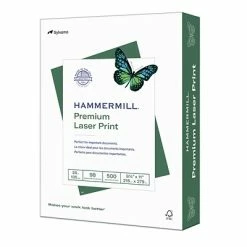 Brand new 🧨 Copy & Printer Paper 🔨 Hammermill Premium Laser Print 8.5" X 11" Multipurpose Paper, 28 Lbs., 98 Brightness, 500/Ream (125534) ✔️