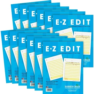 Flash Sale 🛒 Copy & Multipurpose Paper Barker Creek E-Z Edit Paper, 20 Lbs., 8.5" X 11", 600 Sheets/Pack (BC550212) 👏