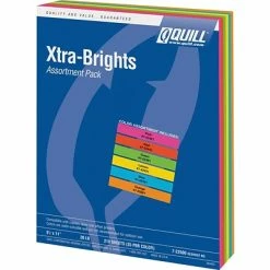 Top 10 ❤️ Colored Paper Quill Brand® Brights Multipurpose Paper, 20 Lbs., 8.5" X 11", Assorted Colors, 210 Sheets/Pack (722500) ⌛