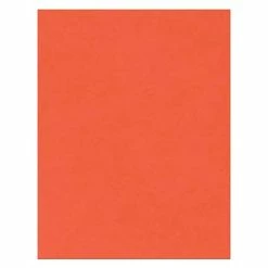Hot Sale 😀 Card Stock LUX 100 Lb. Cardstock Paper, 11" X 17", Tangerine, 50 Sheets/Ream (1117-C-112-50) 🥰