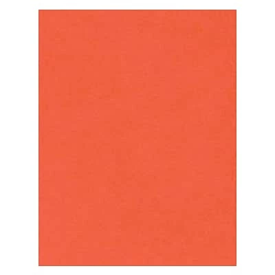 Hot Sale 😀 Card Stock LUX 100 Lb. Cardstock Paper, 11" X 17", Tangerine, 50 Sheets/Ream (1117-C-112-50) 🥰