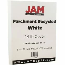 Coupon ✨ Copy & Multipurpose Paper JAM Paper® 8.5" X 11" Parchment Paper, 24 Lbs., 100 Brightness, 100 Sheets/Pack (27010) ✨