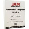 Cheapest 🤩 Copy & Multipurpose Paper JAM Paper® 8.5" X 11" Recycled Parchment Paper, 24 Lbs., 100 Brightness, 50 Sheets/Pack (27010A) 👏