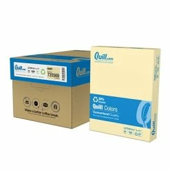 Buy 💯 Colored Paper Quill Brand® 30% Recycled Colored Multipurpose Paper, 20 Lbs., 8.5" X 11", Ivory, 500 Sheets/Ream, 10 Reams/Carton (720569CT) 🧨