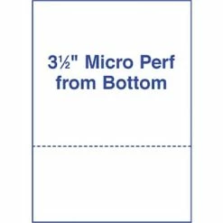 Cheap 🧨 20-lb. Laser Bond Custom-Cut Sheet Papers Alliance Pre-Perforated Cut Sheets, Perf. 3-1/2" From Bottom, 24 Lb., White (30034) ✨
