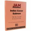 Top 10 🥰 Jam® Cardstock Paper JAM Paper® Vellum Bristol Index Cardstock, 8.5 X 11, 110lb Salmon, 50/pack (169856) ⌛