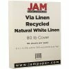 Buy 👍 Jam® Strathmore Cover Cardstock JAM Paper® Strathmore Cardstock, 8.5 X 11, 80lb Natural White Linen, 50/pack (144010) 🎁