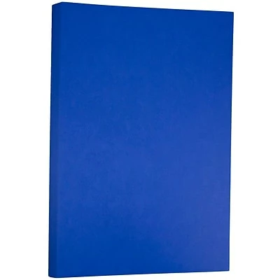 New 😉 Jam® Cardstock Paper JAM Paper® Ledger 65lb Colored Cardstock, Tabloid Size, 11" X 17", Presidential Blue Recycled, 50 Sheets/Pack (16728477) 🔔 - Image 2