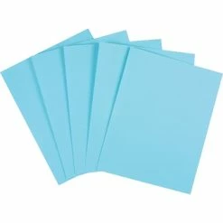 Buy ✔️ Staples® Card And Cover Stock Paper Quill Brand® Card Stock, 8 1/2" X 11", Blue, 250/Pack 🔥