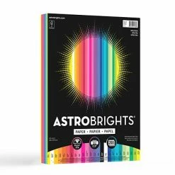 Best deal ⭐ Astrobrights Spectrum Colored Paper, 24 Lbs., 8.5" X 11", Assorted Colors, 200 Sheets/Pack (91397) ✔️