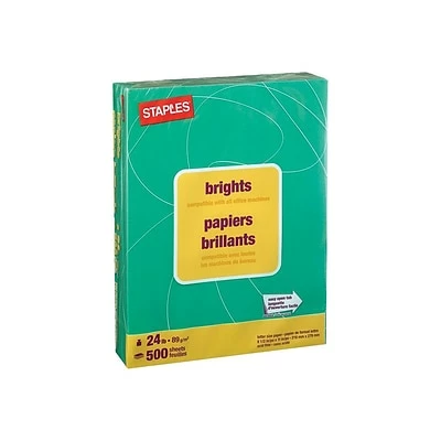 Discount 😀 Staples Brights 24 Lb. Colored Paper, Dark Green ❤️ - Image 3