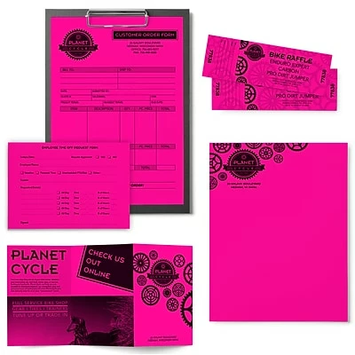 Flash Sale ⌛ Astrobrights Colored Paper, 24 Lbs., 8.5" X 11", Fireball Fuchsia, 500 Sheets/Ream (22681/21688) 🔥 - Image 5