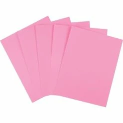 Cheap ❤️ Staples Brights 24 Lb. Colored Paper, Pink 👍