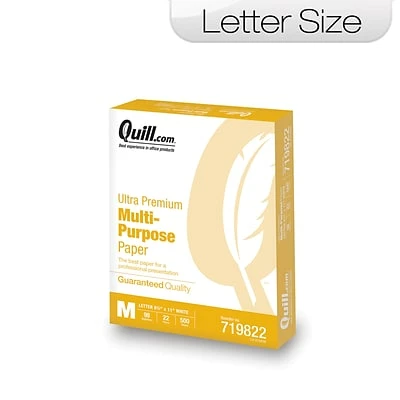 Top 10 🥰 Quill Brand® Ultra Multipurpose Paper Quill Brand® 8.5" X 11" Multipurpose Paper, 22 Lbs., 98 Brightness, 500 Sheets/Ream (719822) 🧨 - Image 2