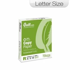 Outlet ❤️ Quill Brand® Recycled Copy Paper Quill Brand® 30% Recycled Copy Paper, 8-1/2 X 11", Letter Size, 92 Bright 🛒