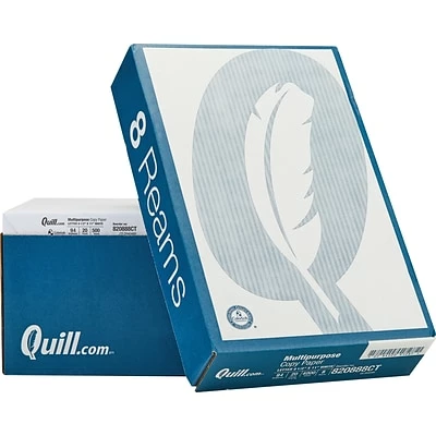 Hot Sale 💯 Quill Brand® Copy Paper Quill Brand® 8.5" X 11" Multipurpose Copy Paper, 20 Lbs., 94 Brightness, 500 Sheets/Ream, 8 Reams/Carton (820888CT) 🌟 - Image 3