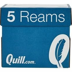 Coupon 🔔 Quill Brand® Copy Paper Quill Brand® 8.5" X 11" Multipurpose Copy Paper, 20 Lbs., 94 Brightness, 500 Sheets/Ream, 5 Reams/Carton (520555) ⌛