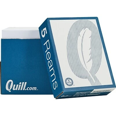 Coupon 🔔 Quill Brand® Copy Paper Quill Brand® 8.5" X 11" Multipurpose Copy Paper, 20 Lbs., 94 Brightness, 500 Sheets/Ream, 5 Reams/Carton (520555) ⌛ - Image 3