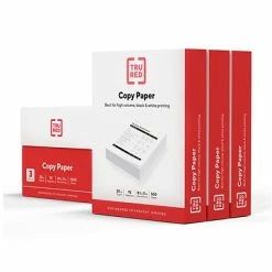 Best deal ❤️ Copy & Multipurpose Paper TRU RED™ 8.5" X 11" Copy Paper, 20 Lbs., 92 Brightness, 500 Sheets/Ream, 3 Reams/Carton (TR56959) 🤩