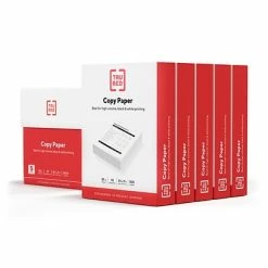 New š Copy & Multipurpose Paper TRU RED⢠8.5" X 11" Copy Paper, 20 Lbs., 92 Brightness, 500 Sheets/Ream, 5 Reams/Carton (TR56960) š