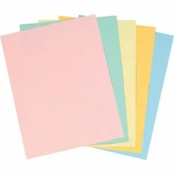 Flash Sale ✨ Staples Colored Paper Pastel Colored Copy Paper, 8 1/2" X 11", Assorted Colors, 400/Pack (14804) 😍