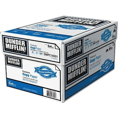 Best Pirce 😀 Featured Design Copy Paper Dunder Mifflin Copy Paper, 8-1/2" X 11", 92 Bright, 20 LB, 8 Reams Of 500 Sheets 🌟