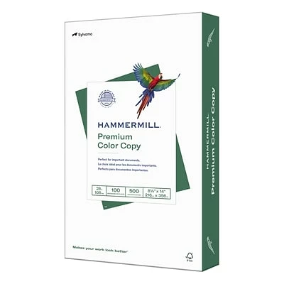 Discount ❤️ Copy & Multipurpose Paper 🔨 Hammermill Premium 8.5" X 14" Color Copy Paper, 28 Lbs., 100 Brightness, 500/Ream (102475) 🎁