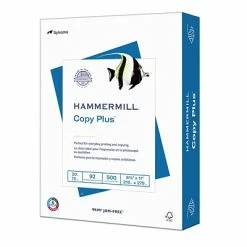 Top 10 🥰 HammerMill® Copy Plus Copy Paper 🔨 Hammermill Copy Plus 8.5" X 11" Copy Paper, 20 Lbs., 92 Brightness, 500/Ream (105007) 🎁