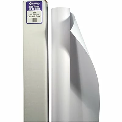 Budget 🧨 Wide Format Inkjet Paper & Film TST Impreso Wide-Format 🧥 Coated Bond Printing Paper, 24 Lb., 36"W X 150'L, 1 Roll ⌛