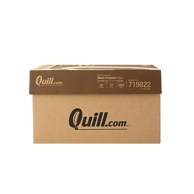 Best deal 🧨 Quill Brand® Ultra Multipurpose Paper Quill Brand® 8.5" X 11" Multipurpose Paper, 22 Lbs., 98 Brightness, 500 Sheets/Ream, 10 Reams/Carton (719822CT) ⌛ - Image 2