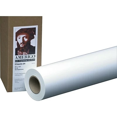 Cheap ✔️ Wide Format Paper PM Company Amerigo Copy-20 Wide Format CAD Bond Paper, 36" X 500', 2/Carton (09136) 🌟 - Image 4