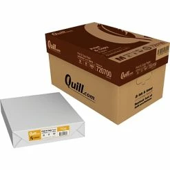 Wholesale 👏 Quill Brand® Print & Copy Paper Quill Brand® 8.5" X 11" Multipurpose Copy Paper, 20 Lbs., 94 Brightness, 40 Cartons/Pallet (720700TL) 🔥